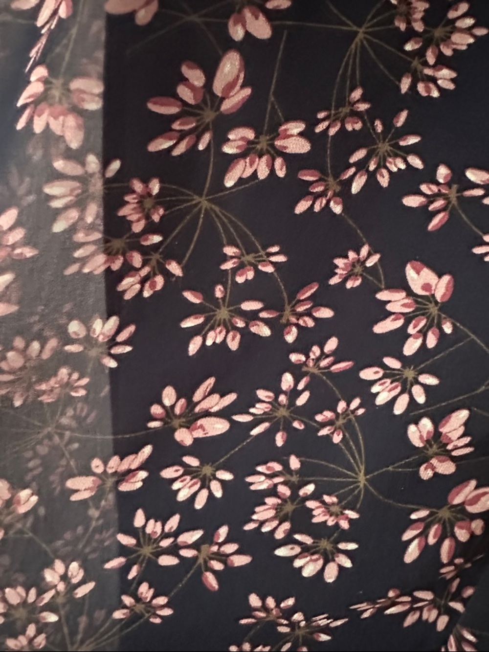 Lulu's Black Maxi Dress with Pink Floral Print - Picture 4 of 4